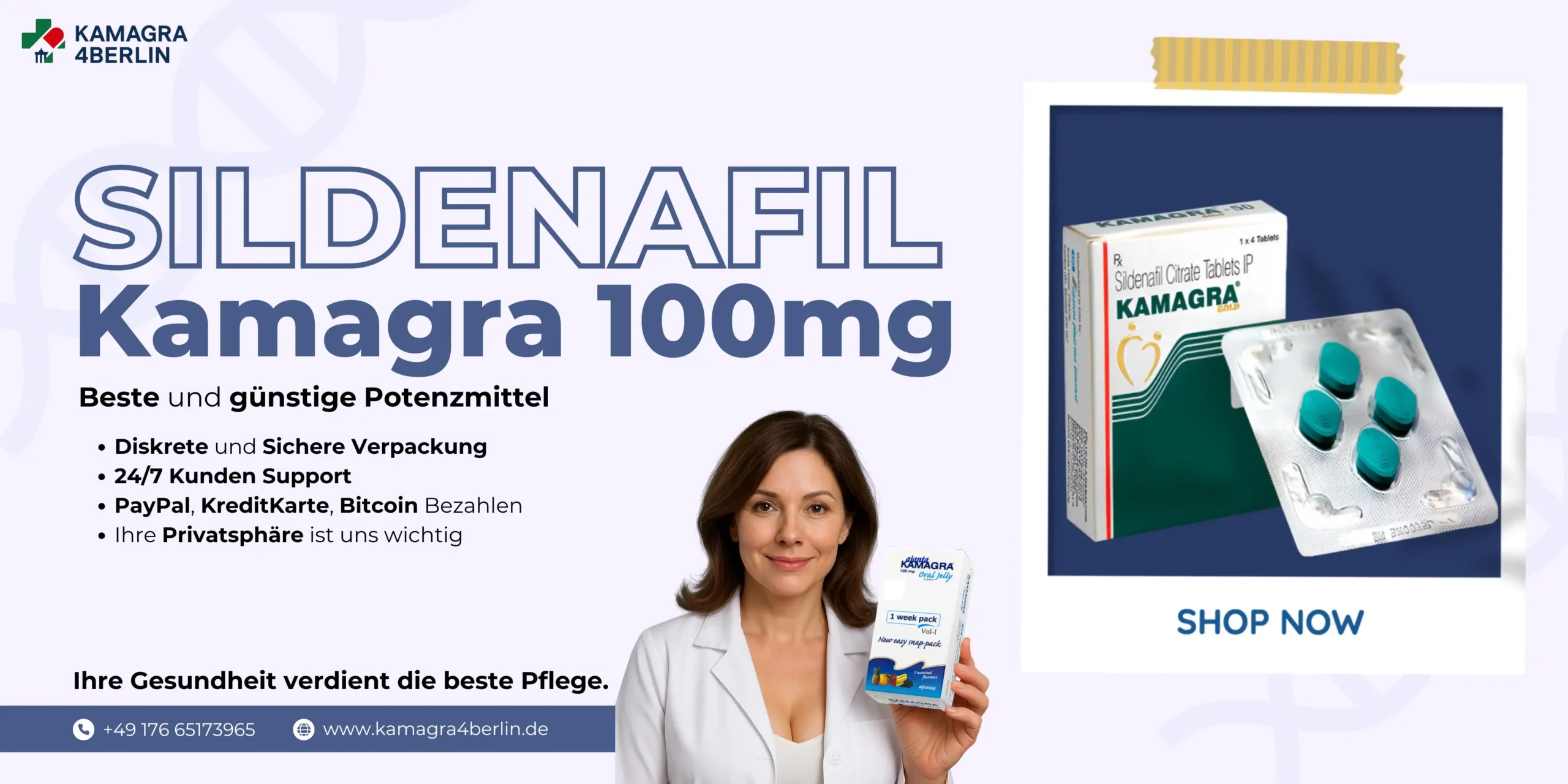 Sildenafil Kamagra 100mg Shopping Banner